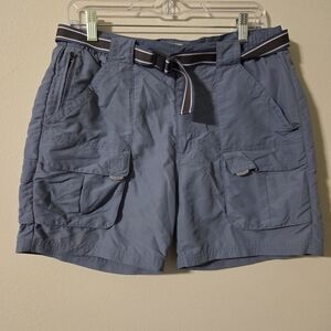 L.L. Bean Slate Blue Cargo Shorts